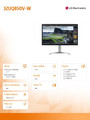 LG 27" Monitor 32UQ850V-W UHD TFT IPS 5ms