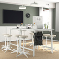 MITTZON Conference table, white, 140x108x105 cm