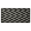 BLÅSKATA Gaming mouse pad, black/gray patterned, 40x80 cm