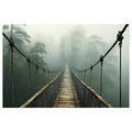 PJÄTTERYD Picture, bridge in the jungle, 118x78 cm