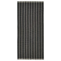 RIDSTIG Rug, flatwoven, grey/off-white, 80x180 cm