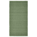 TIDTABELL Rug, flatwoven, green, 80x150 cm