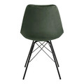 Chair Eris, velvet, green