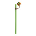 Reusable Plastic Straw Set (4 Pieces) Fast Food