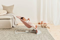 BABYBJÖRN Bouncer BLISS Woven - Dusty Pink, Petal Quilt, 0-2y