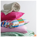 KLIBBKORSÖRT Cushion cover, white/multicolour, 50x50 cm