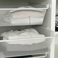 KOMPLEMENT Mesh basket, white, 100x58 cm