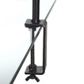 Metal Over Table Hanging Decoration Display Rod BRO, black