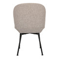 Upholstered Chair Cloe, light grey