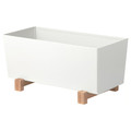 BITTERGURKA Plant pot, white, 32x15 cm