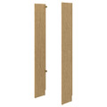 LÅDMAKARE Side panel, left + right/oak effect, 35x212 cm