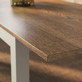 ÅLHULT Extendable table, beige/brown, 120/170x80 cm
