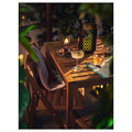 NÄMMARÖ Table, outdoor, light brown stained, 75x63 cm