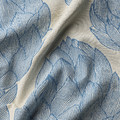KÅLFJÄRIL Apron, patterned blue/light beige, 67x85 cm