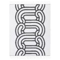 SÖTRÖNN Throw, black/white, 130x170 cm