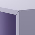 EKET Cabinet combination with legs, white/pale lilac, 35x35x80 cm