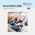 Graco 2in1 Convertible Car Seat SlimFit R129 Iron 40-145cm / 0-12y