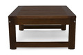 Wooden Garden Coffee Table MALTA, dark brown