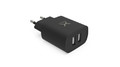 Krux Wall Charger 2xUSB 2.4A 12W EU Plug