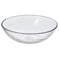 STRANDKRABBA Bowl, glass/transparent, 15 cm