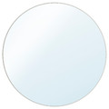 LINDBYN Mirror, white, 80 cm