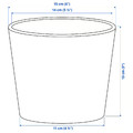 SOJABÖNA Plant pot, light pink, 12 cm