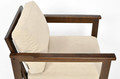 Outdoor Armchair BELLA, brown/beige