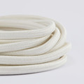 STRÅLA Cord set, white, 4 m
