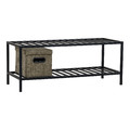 Metal shoe Rack Vita, black