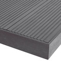 Composite Deck Finishing Profile GoodHome Neva 0.8 x 5.2 x 220 cm, anthracite