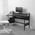 FREDDE Gaming desk, black, 140x74x73 cm