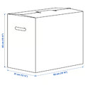 DUNDERGUBBE Moving box, brown, 50x31x40 cm