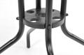 Elegant Outdoor Table with 2 Chairs, Duo 80 cm, grey