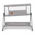 Lionelo Co-Sleeper Cot & Free-standing Cot 2in1 Luna Grey Concrete 0+