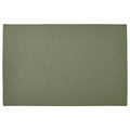 UTSÅDD Place mat for food bowl, grey-green, 33x50 cm