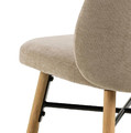 Dining Chair Sophia, beige/oak