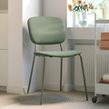 VIHALS Chair, green/Tibbleby grey-green