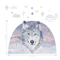 Wall Sticker Set 119x82cm - Wolf