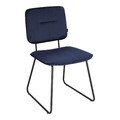 Upholstered Chair Adele VIC, dark blue