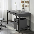 ALEX Drawer unit on castors, dark grey/black, 36x50 cm