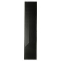 HÖGBO Glass door, black, 40x192 cm