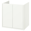 HAVBÄCK Wash-stand with doors, white, 60x48x63 cm