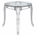 Table Ghost 80cm, transparent