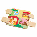 Fisher-Price Wooden Farm Animal Board Busy Activity Toy JCY33 12m+