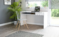 Home Office Desk with Drawer Hofis, white