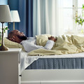 VESTERÖY Pocket sprung mattress, medium firm/light blue, 120x200 cm