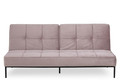 Actona Sofa-Bed Perugia, velvet, pink