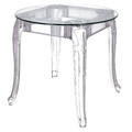 Table Ghost 80cm, transparent