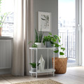 OLIVBLAD Plant stand, in/outdoor white, 56 cm