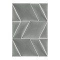 Upholstered Wall Panel Triangle Stegu Mollis 15x30cm 2pcs R, grey